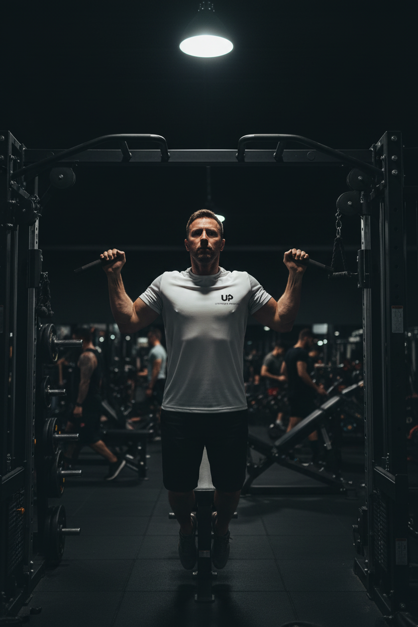 Athletic T-Shirt - Dark Background Front