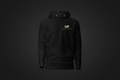 Black Hoodie Front – Dark Background