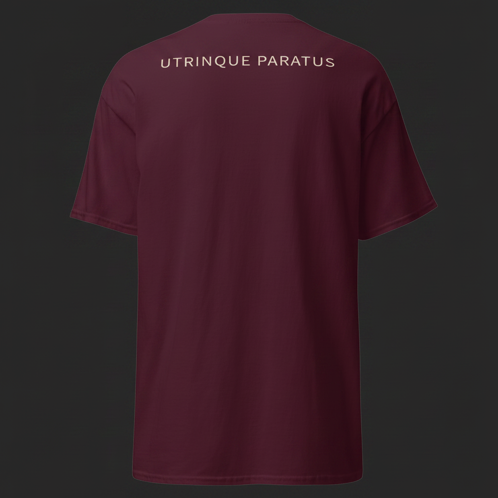 Maroon Back – Dark Background
