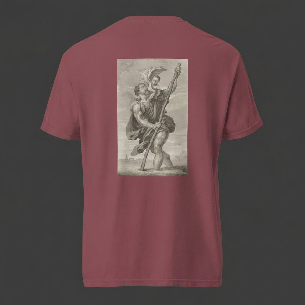 UP Apparel St Christopher T-Shirt with back graphic