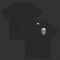 UP UK Skull T-Shirt Black – Dark Background